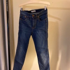 Madewell 9” high riser skinny skinny size 28